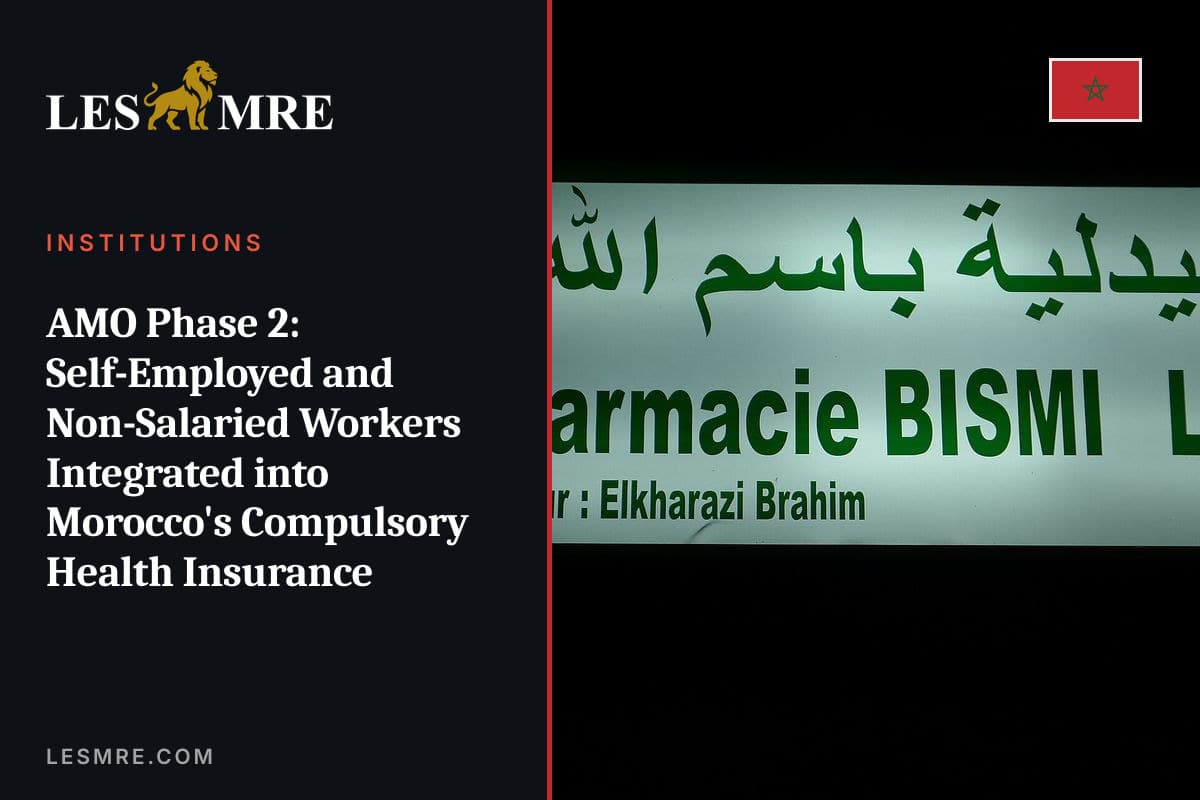 AMO Phase 2 : les travailleurs indépendants et non-salariés intégrés à l'assurance maladie marocaine