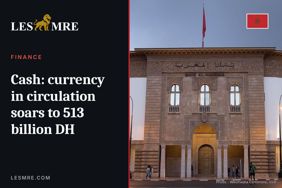Cash : la circulation fiduciaire s’envole à 513 milliards de DH