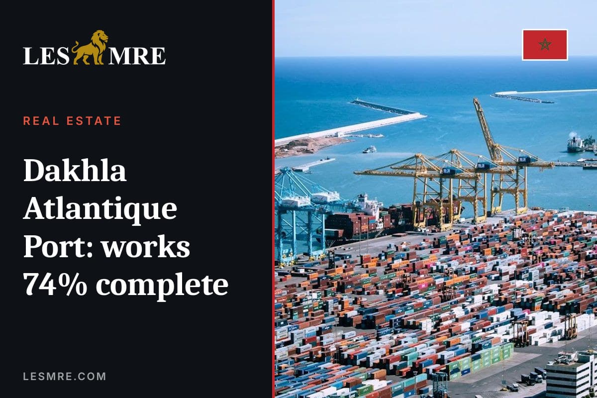 Port Dakhla Atlantique : les travaux réalisés à 74%