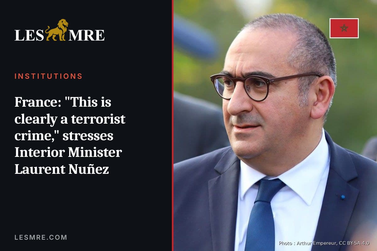 France: « C’est clairement un crime terroriste », souligne le ministre de l’Intérieur Laurent Nuñez
