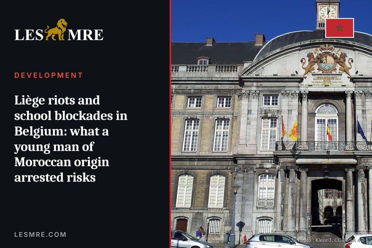 Émeutes de Liège et blocages d'écoles en Belgique : ce que risque un jeune d'origine marocaine arrêté