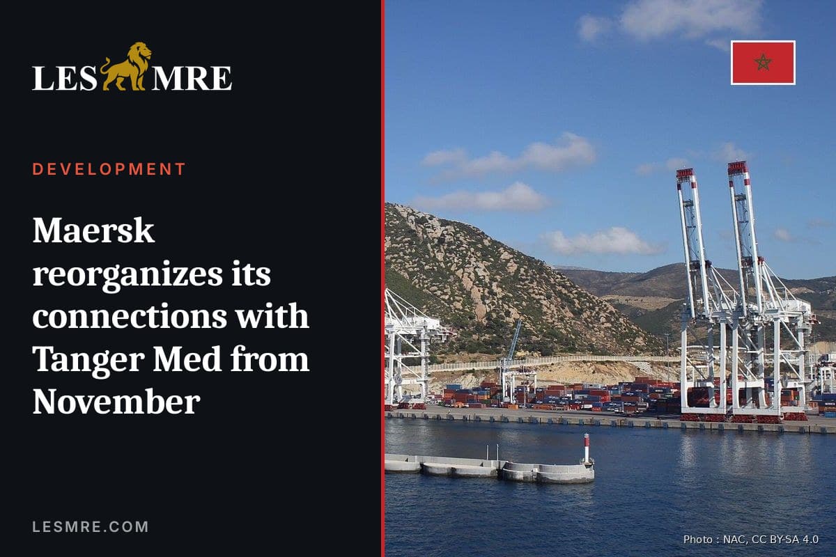 Maersk réorganise ses liaisons avec Tanger Med dès novembre