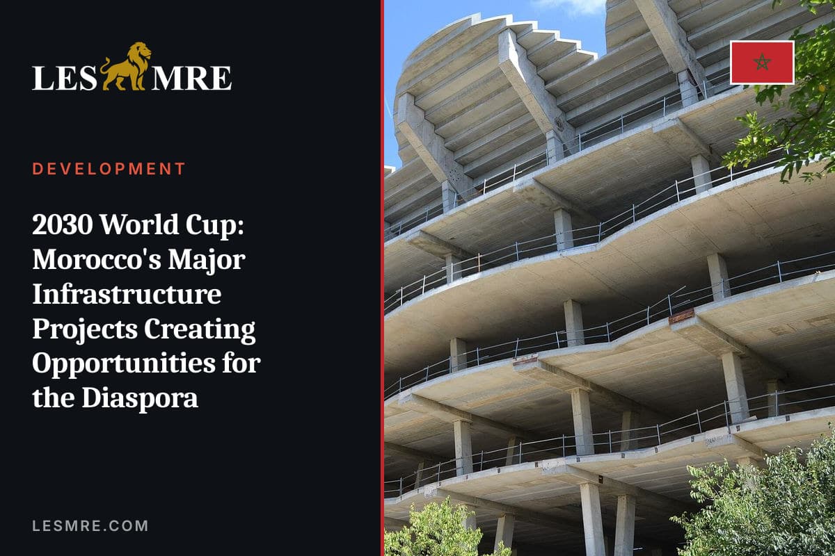 Coupe du Monde 2030 : les grands chantiers marocains qui créent des opportunités pour la diaspora