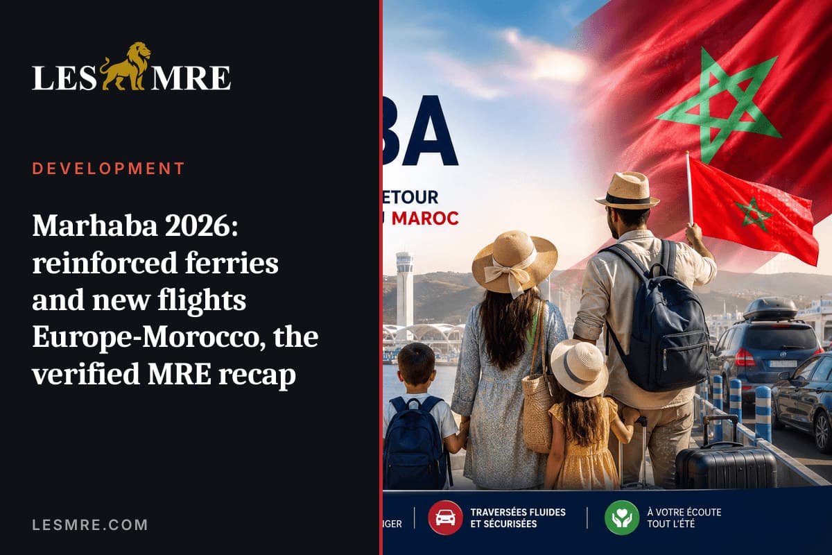 Marhaba 2026 : ferries renforcés et nouveaux vols Europe-Maroc, le récap vérifié pour les MRE