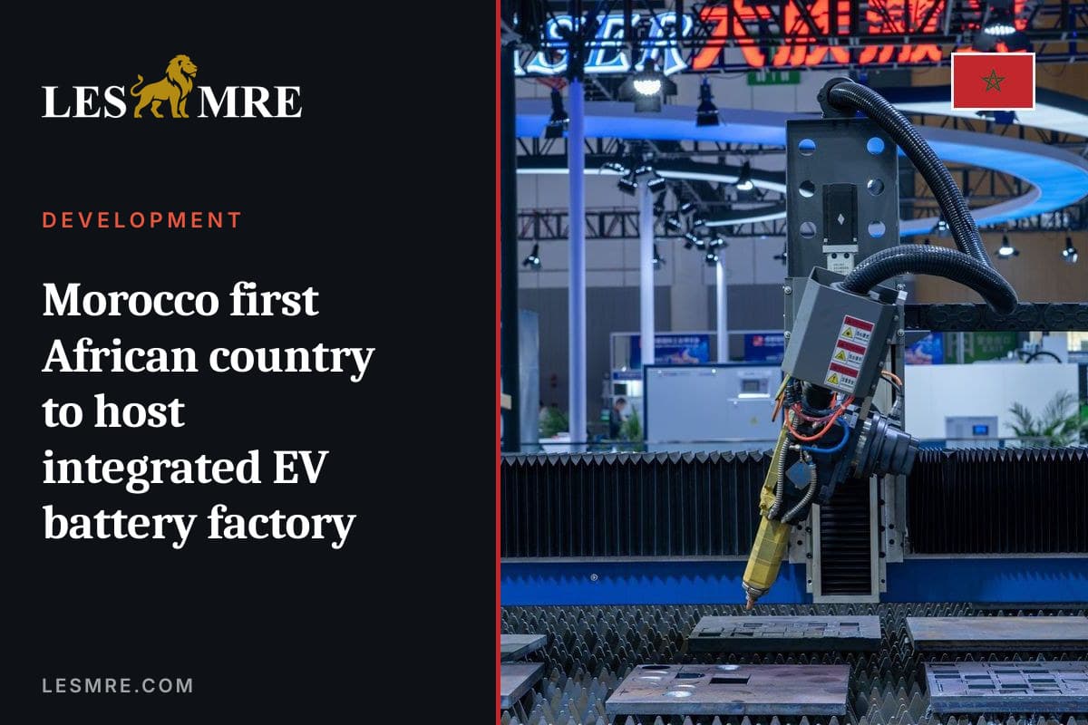 Le Maroc premier pays africain à accueillir une usine intégrée de batteries pour véhicules électriques