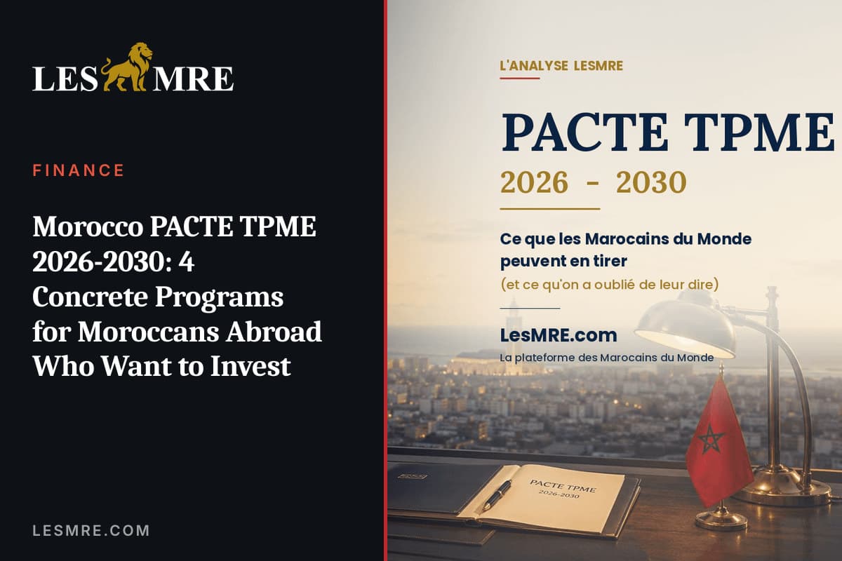 PACTE TPME 2026-2030 : 4 dispositifs concrets pour les Marocains du Monde qui veulent investir au Maroc