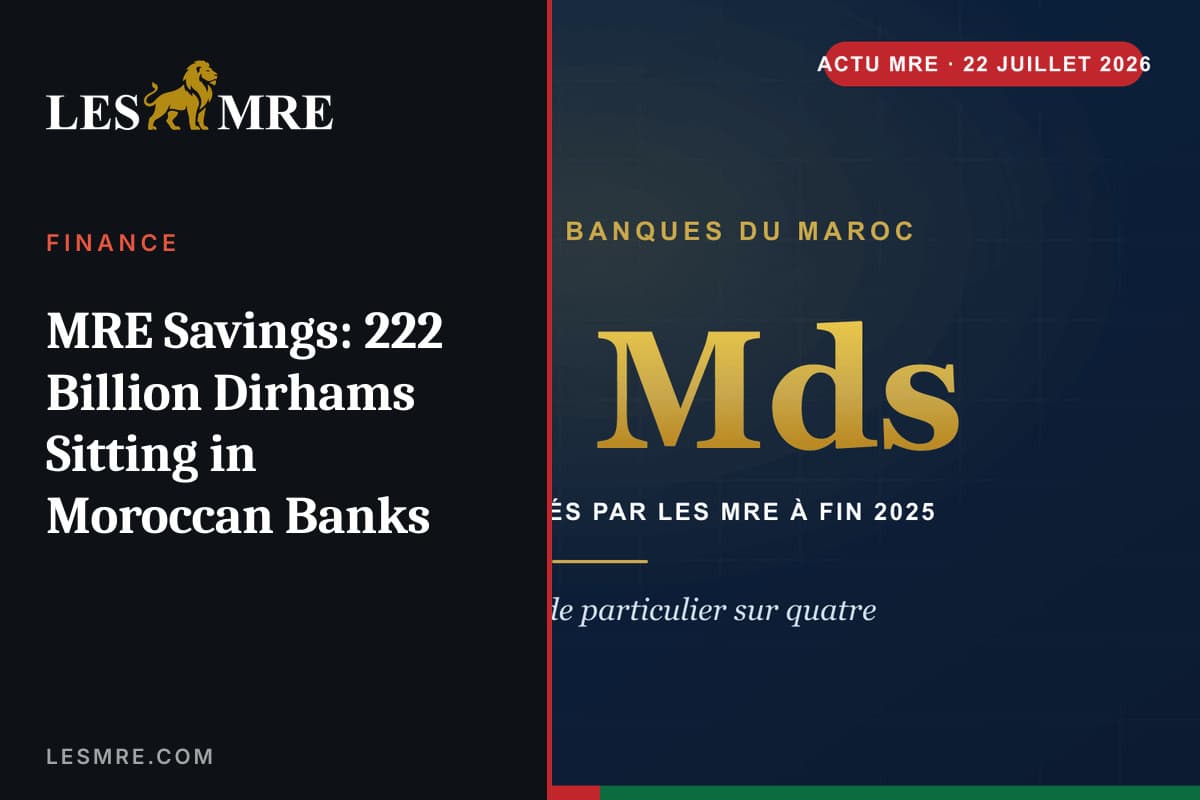Épargne des MRE : 222 milliards de dirhams dorment au Maroc