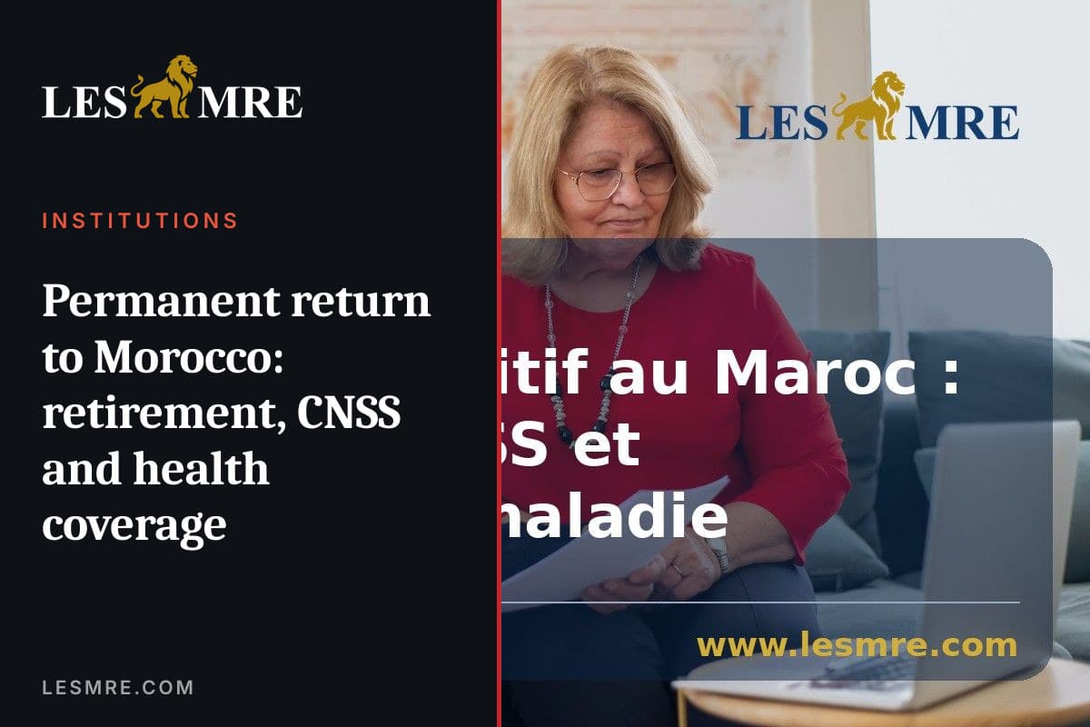 Retour definitif au Maroc : retraite, CNSS et couverture maladie