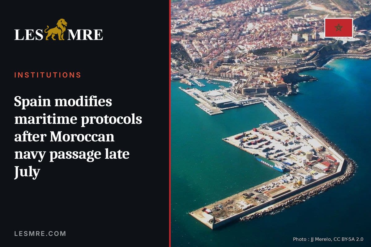 L'Espagne modifie ses protocoles maritimes après le passage de la marine marocaine fin juillet