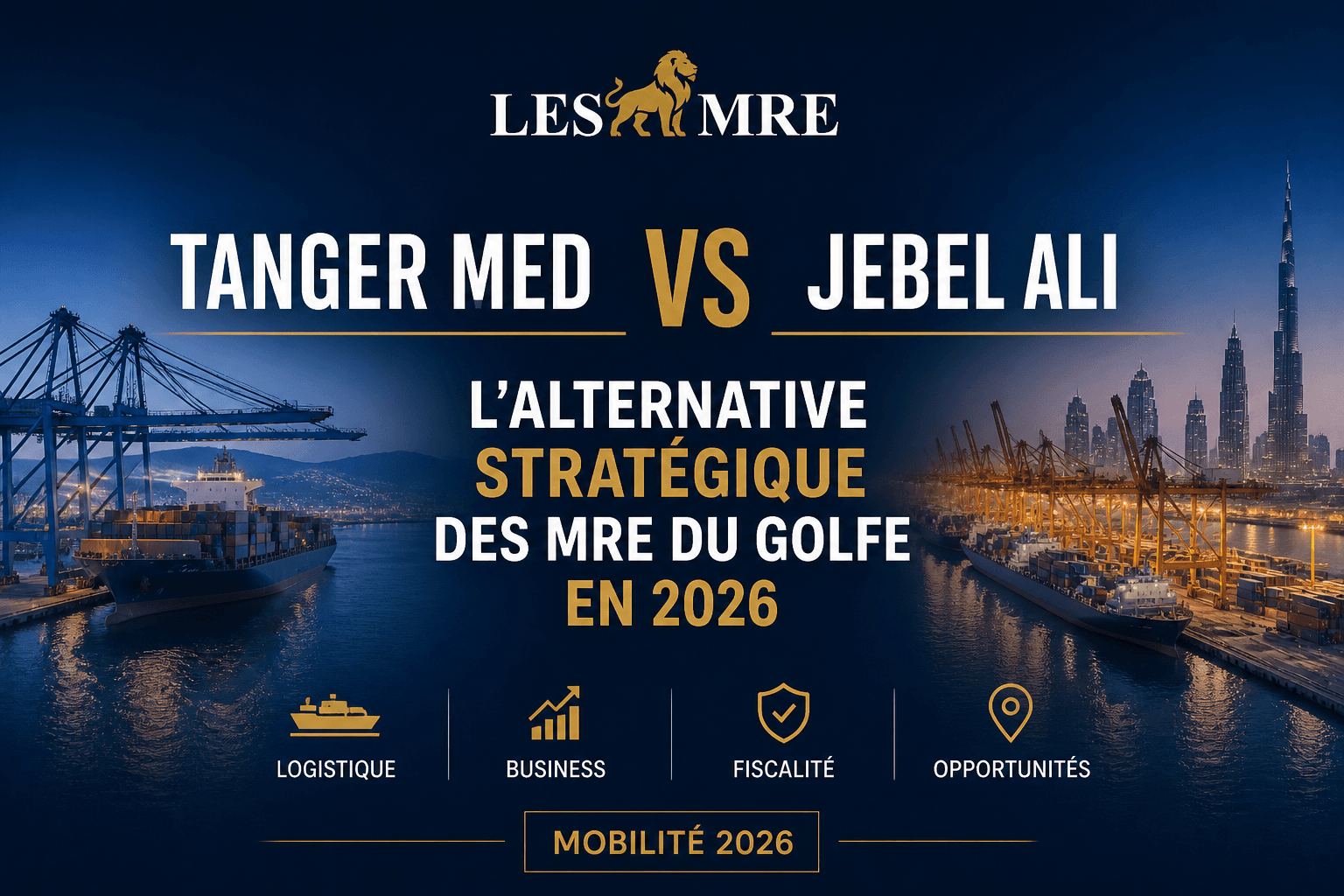 Tanger Med vs Jebel Ali : alternative crédible pour les MRE du Golfe en 2026 ?