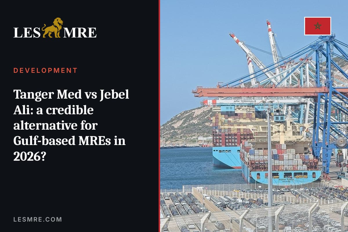 Tanger Med vs Jebel Ali : alternative crédible pour les MRE du Golfe en 2026 ?