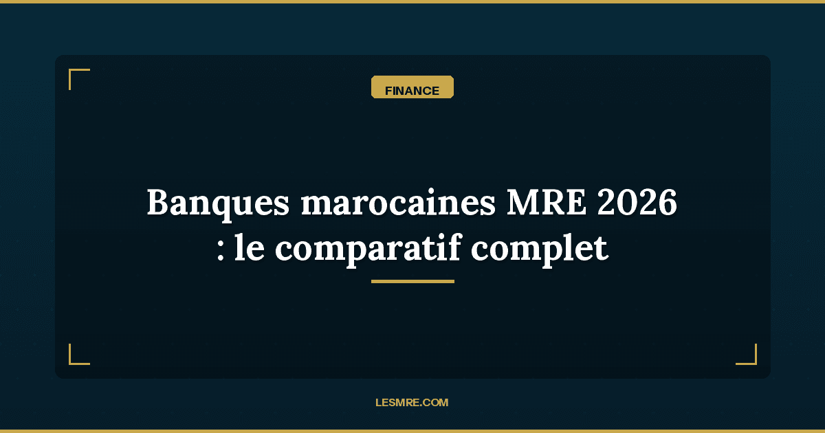 Comparatif des banques marocaines pour MRE en 2026 : laquelle choisir ?